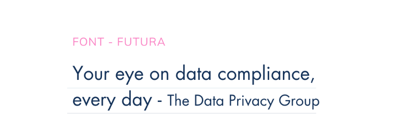 Data Privacy Group Font Selection
