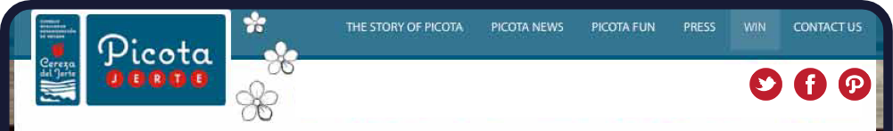 Picota Cherries Web Site