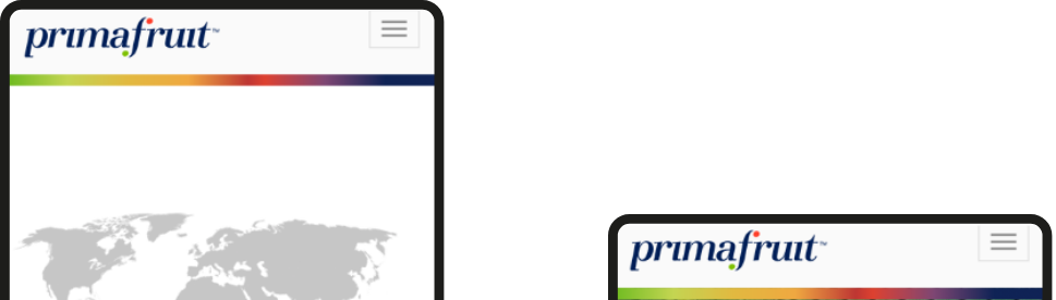 Primafruit Mobile Web Site